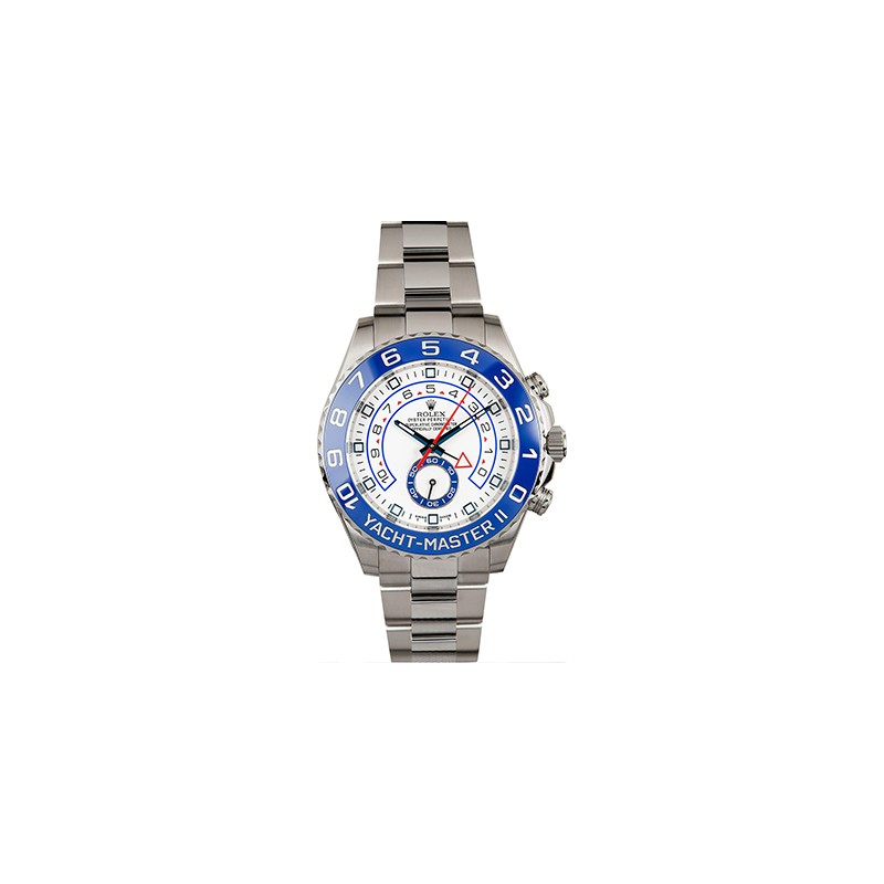 Rolex Yachtmaster II Steel W/ Blue Ceramic Bezel 116680