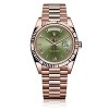 Rolex Day-Date 40 Rose Gold Green Dial Anniversary Ed
