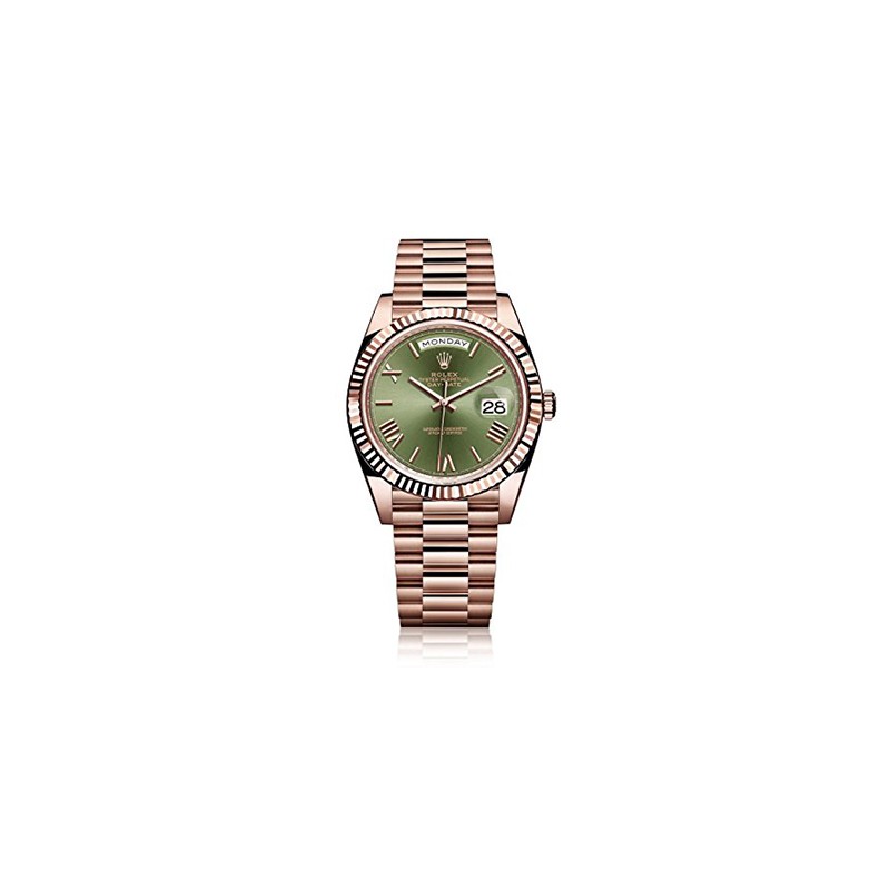 Rolex Day-Date 40 Rose Gold Green Dial Anniversary Ed