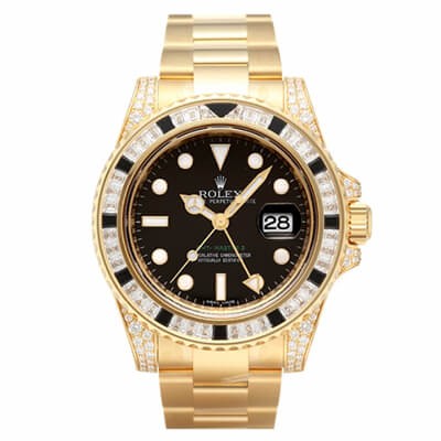 Rolex GMT-Master II 116758SANR Yellow Gold - Bespoke Luxury Concept