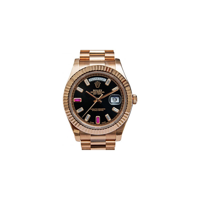 rolex day date 2 ruby dial
