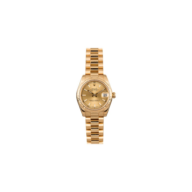 Rolex DateJust 31mm Yellow Gold