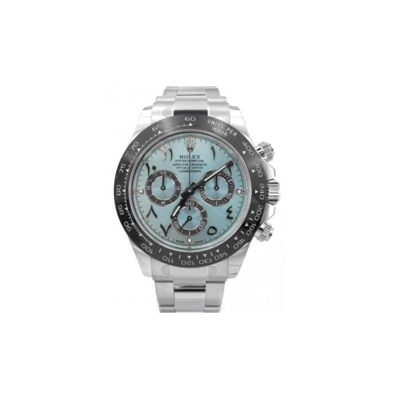 Rolex Daytona 116506 Platinum Ceramic Arabic Dial Stickered