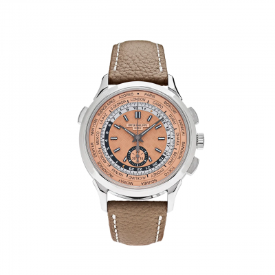 Patek Philippe World Time Chronograph Flyback Salmon Dial