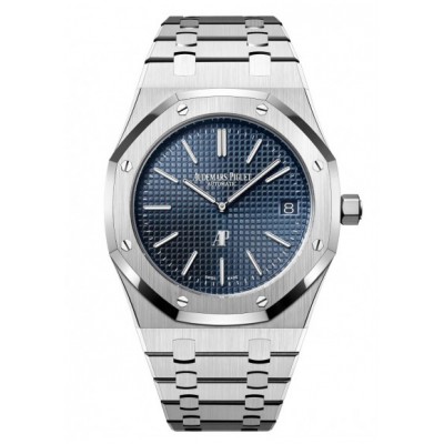 Audemars Piguet 15202 "Jumbo" Ultra Thin Steel Blue 