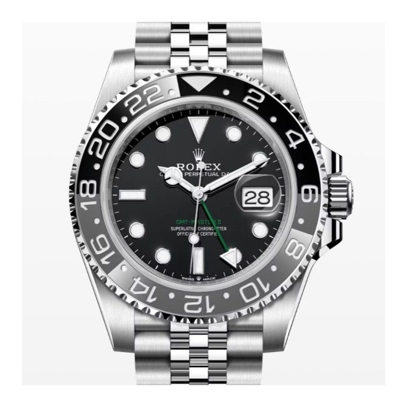 Rolex GMT-Master II 126710GRNR Steel Black/Grey Bezel Jubilee 2025 Unworn